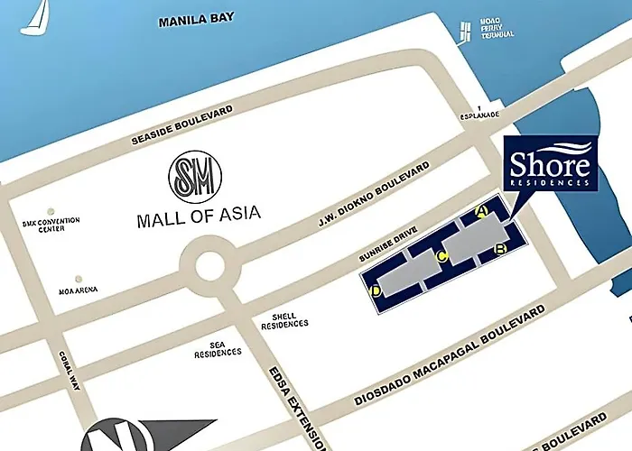 Sm Mall Of With Swimming Pool View 4* 마닐라